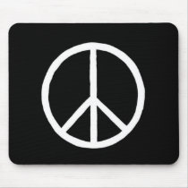 Peace sign mousepad