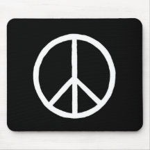 Peace sign mousepad