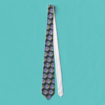 Peace Sign Necktie ties