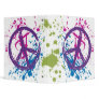 PEACE SIGN PAINT SPLATTER 3 RING BINDERS PEACE SIGN PAINT SPLATTER 3 RING BINDERS