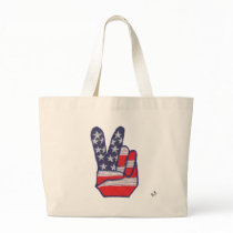Peace Sign Patch bags by BagLadyBags Peace Sign Patch bags