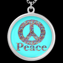 Peace Sign Pendant necklaces
