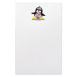 Peace Sign Penguin Stationery