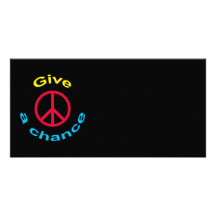 Peace Sign Photo Card