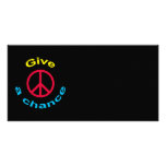 Peace Sign Photo Card