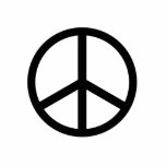 Peace Sign Photo Sculpture