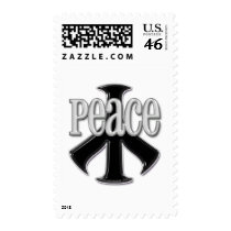 peace sign postage