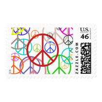 Peace sign postage