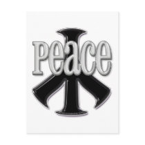 peace sign postcards