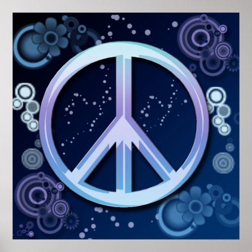 Peace Sign Poster | Zazzle