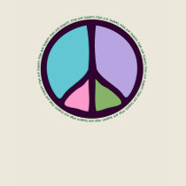 Peace Sign Reversible Sheer Top t-shirts by templegreen Peace Sign Reversible Sheer Top t-shirts