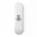 Peace Sign Skate Board