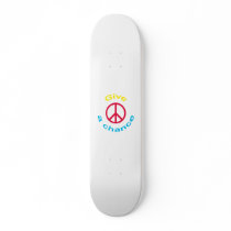 Peace Sign Skateboard Deck