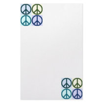 Peace Sign stationery by Incatneato Peace Sign stationery