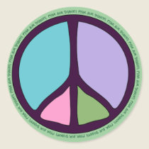 Peace Sign Sticker stickers