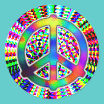 Peace Sign stickers stickers
