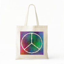 Peace sign tote bag-lightweight bags