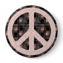 Peace Sign Trendy buttons