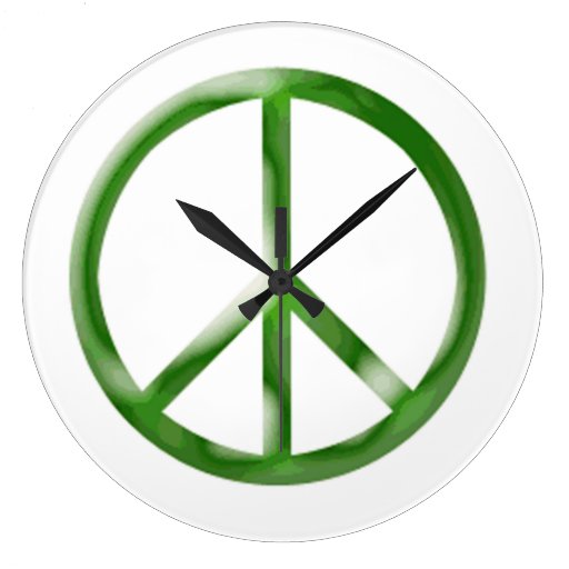 Peace Sign Wall Clock