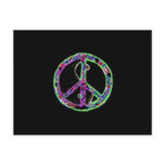 Peace Sign Yin-Yang Postcard