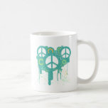 PEACE SIGNS AND CIRCLES COFFEE MUG