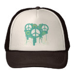 PEACE SIGNS AND CIRCLES HAT