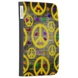 Peace Signs and Hearts Kindle Case