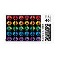 Peace Signs POSTAGE stamp