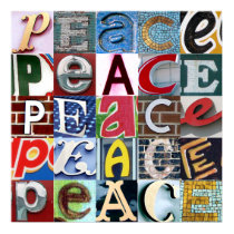 "PEACE Signs" Poster posters by PeaceMontessori "PEACE Signs" Poster posters