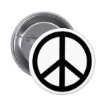 peace simbol button