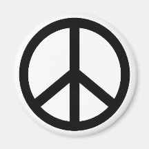 peace simbol magnet
