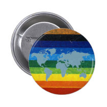 peace simbol rainbow buttons