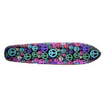 peace skate board deck