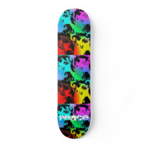 "Peace" Skateboard by LostInTheWoods "Peace" Skateboard