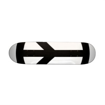 Peace Custom Skate Board by kellytheactress
