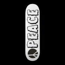 PEACE Skateboard Deck by elfyboy PEACE Skateboard Deck