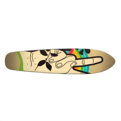 Peace Skateboards by lisaroussole