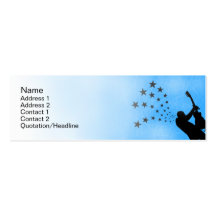 Peace  - Skinny Business Card Template