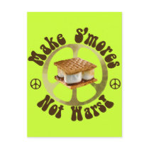 Peace - Smores Not War Postcard