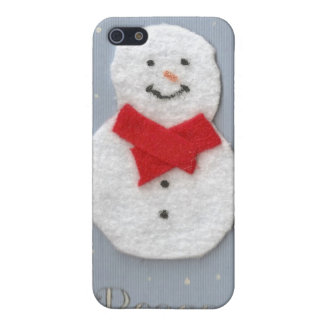 Peace Snowman iphone case Cover For iPhone 5