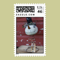 Peace Snowman Stamp stamps