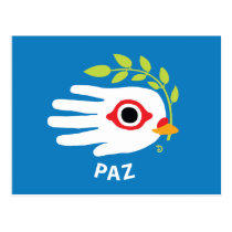 Peace Spanish postcard