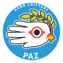 Peace Spanish sticker