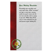 Peace Star Christmas Stationery Design