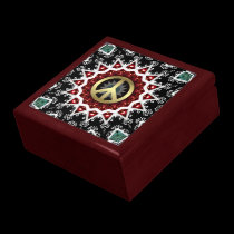 Peace Star Flame Circle Lacquered Gift Box gift boxes