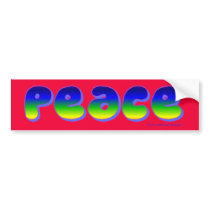 Peace Sticker 2 bumper stickers by bumper2bumper Peace Sticker 2 bumper stickers