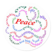Peace stickers
