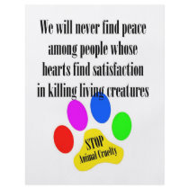 Peace STOP ANIMAL CRUELTY Flyers by jaisjewels Peace STOP ANIMAL CRUELTY Flyers