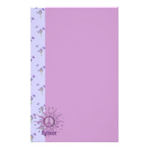 Peace Sun Cancer stationery