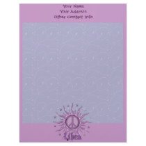 Peace Sun Custom Letterhead